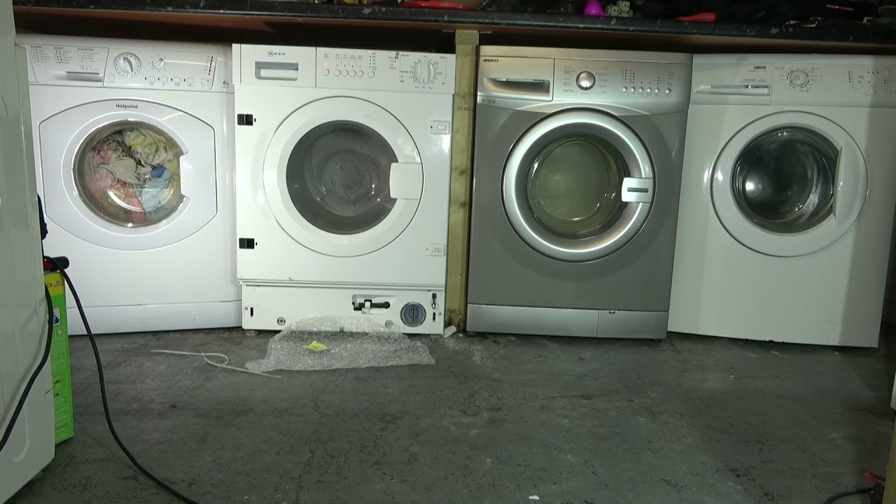 Spin Race No.296 - Hotpoint vs Neff vs beko vs zanussi