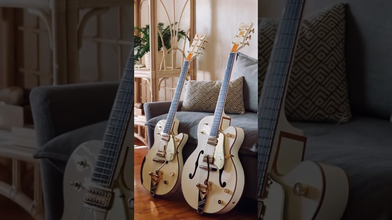 Gretsch White Falcon & White Penguin Matrimony