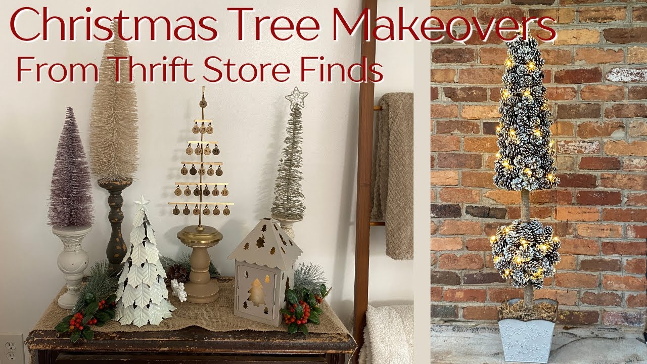 Christmas Tree Thrift Flips  |   Budget Holiday Decor  |  Trash to Treasure