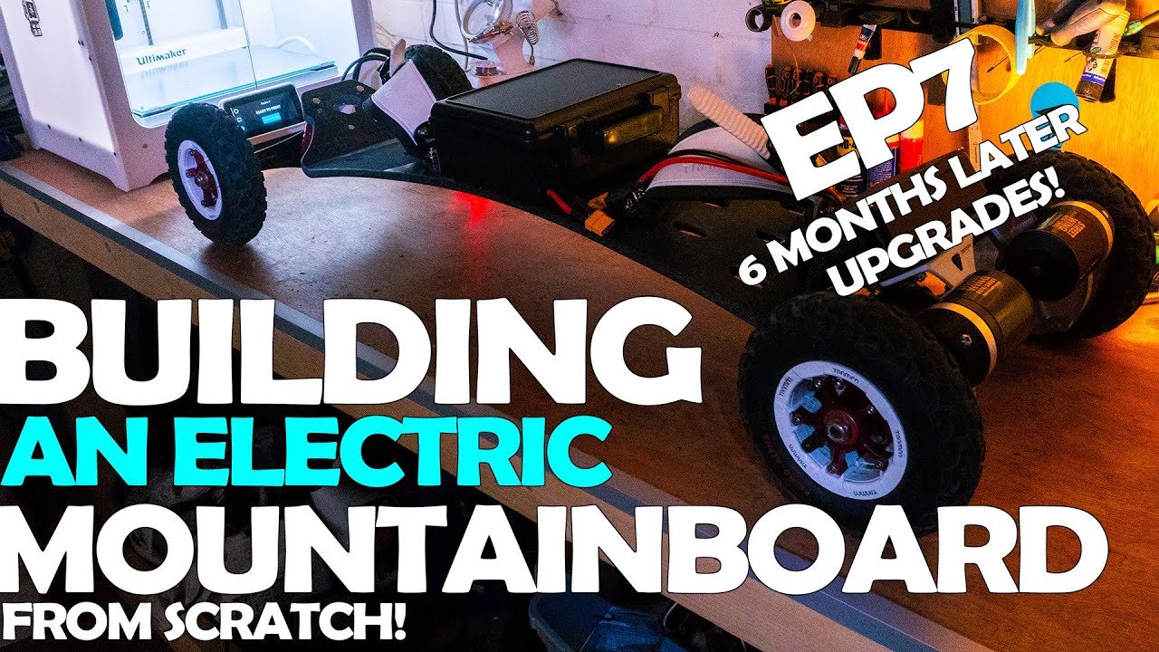 How To Build An Electric Mountainboard - 6 Months later - Upgrades!
