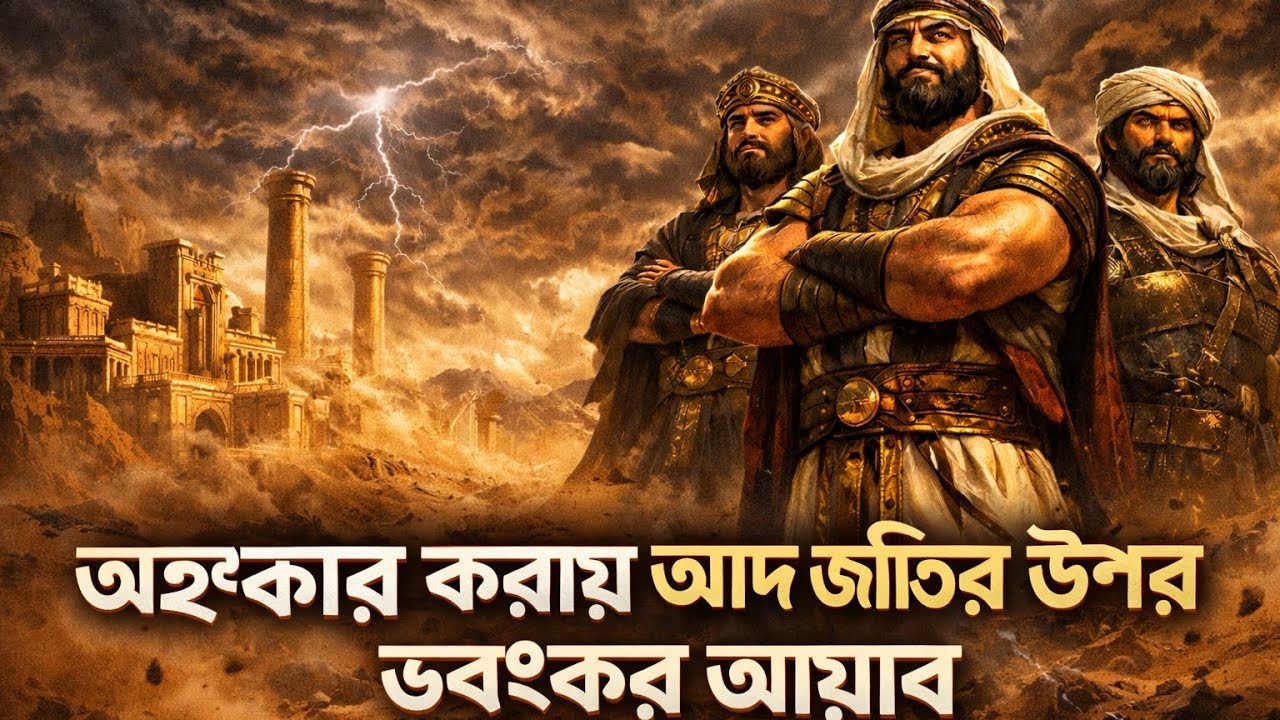 আদ জাতির অহংকারের ফল ।।  প্রাচীন আদ জাতির অহংকার ও মহাবিপদের ঘটনা ।। আদ জাতির ইতিহাস 