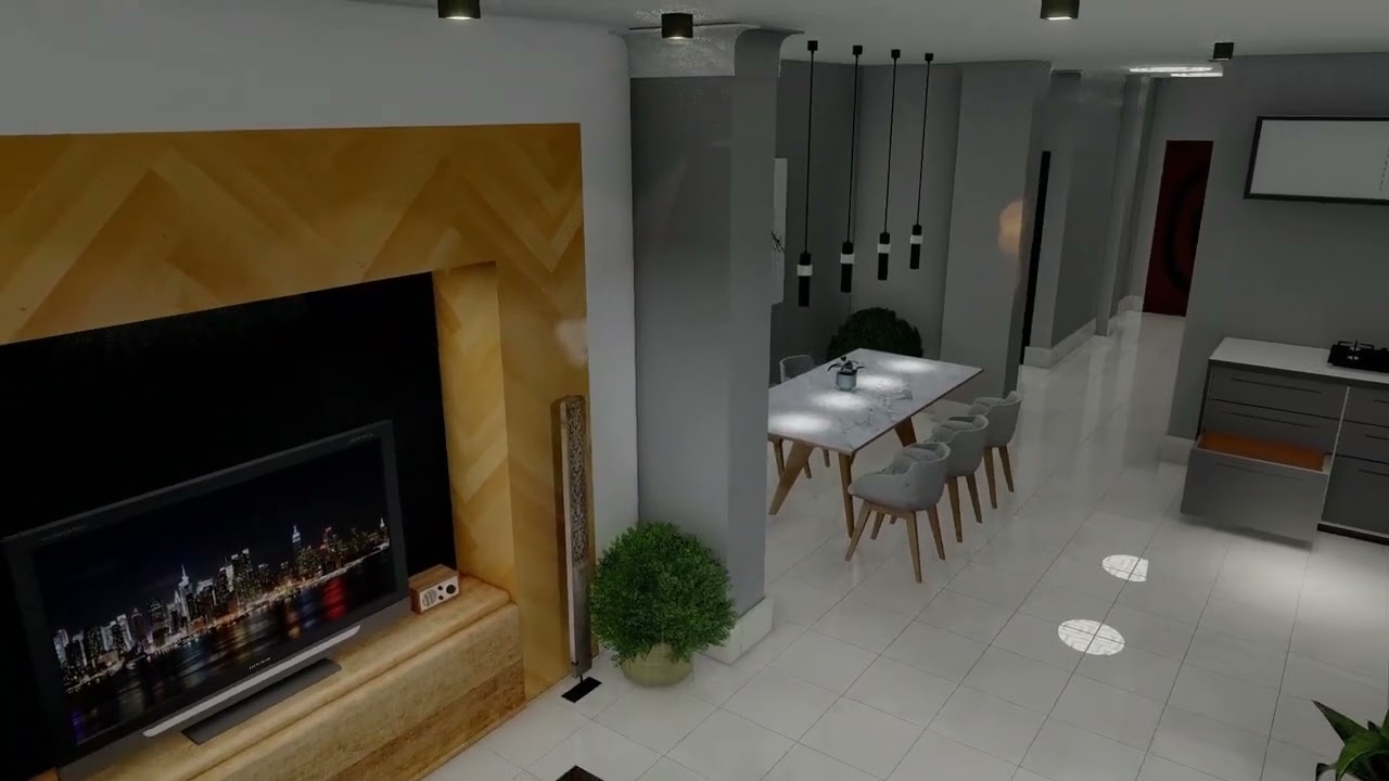 FULL INTERIOR DESIGN VIDEO FOR AN APARTMENT IN UGANDA