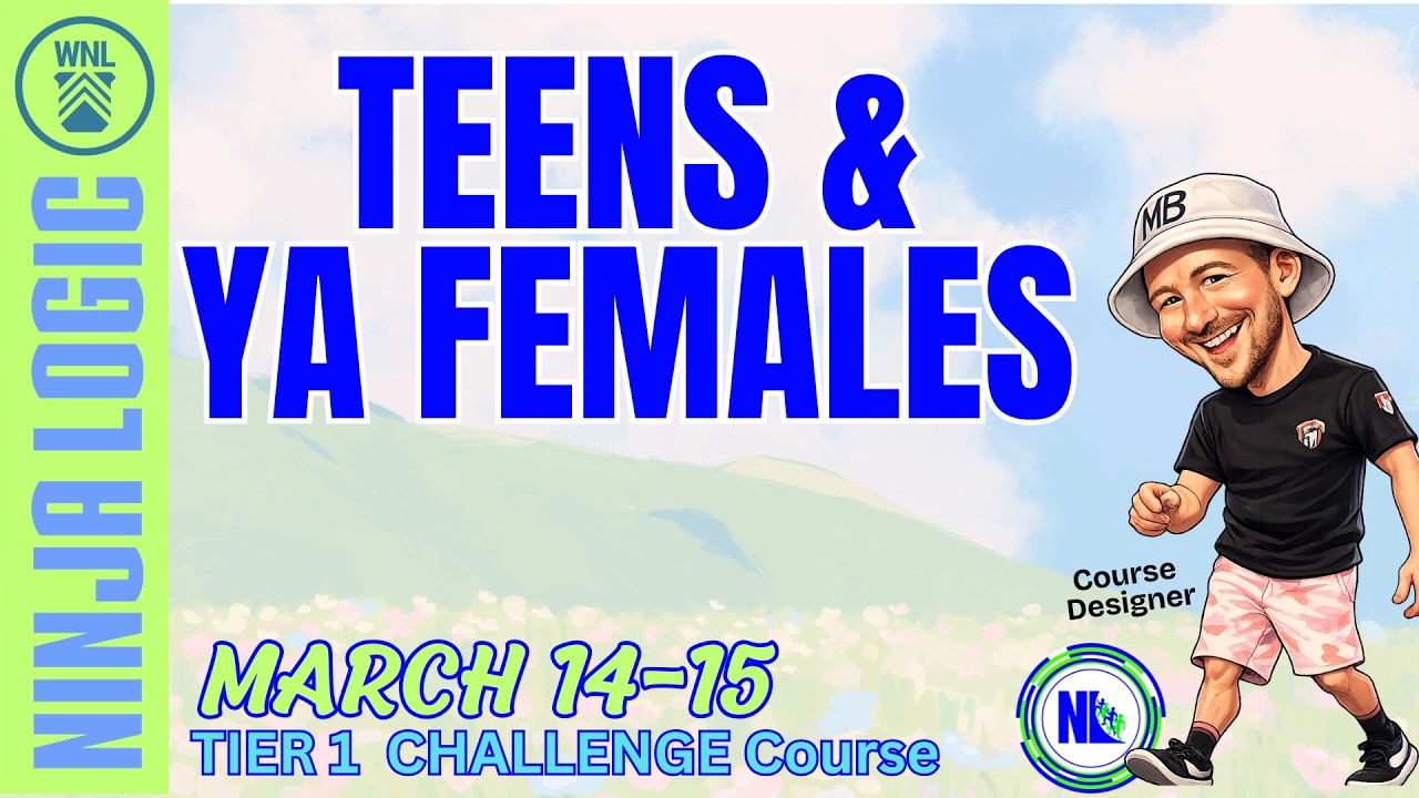 NINJA LOGIC - Tier1 - Challenge - Teens & YA Females