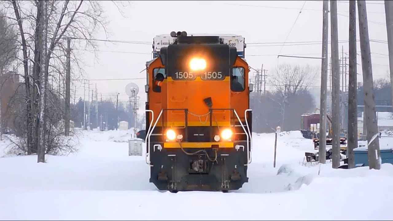 CEMR and BNSF Manitoba Trains in Winnipeg, Manitoba (02/04/2016)