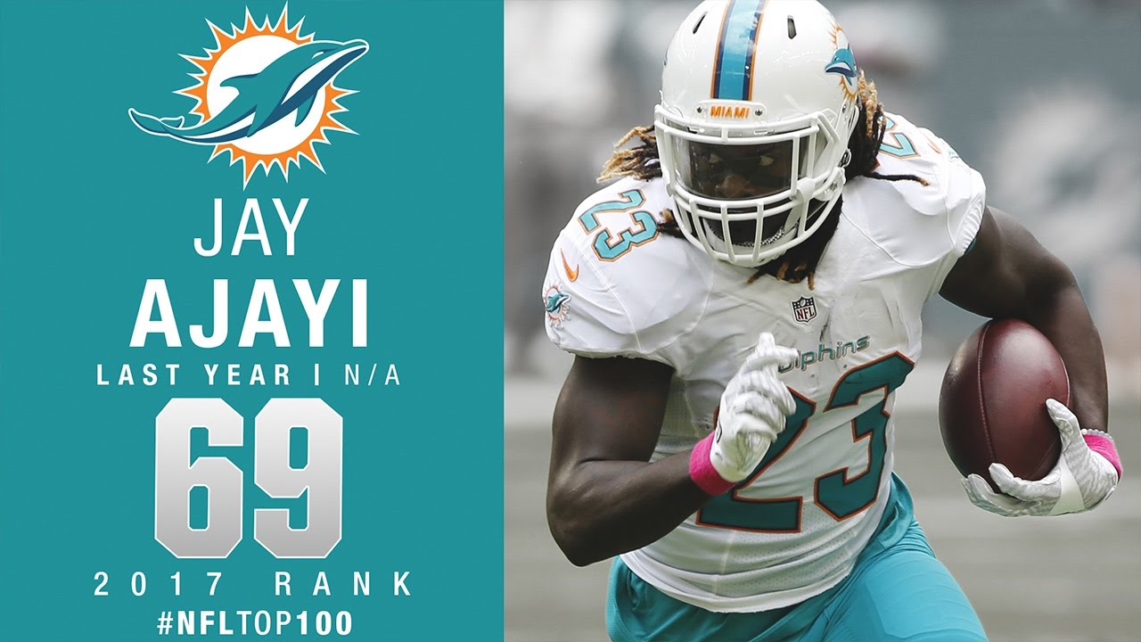 #69: Jay Ajayi (RB, Dolphins) | Top 100 Players of 2017 | NFL