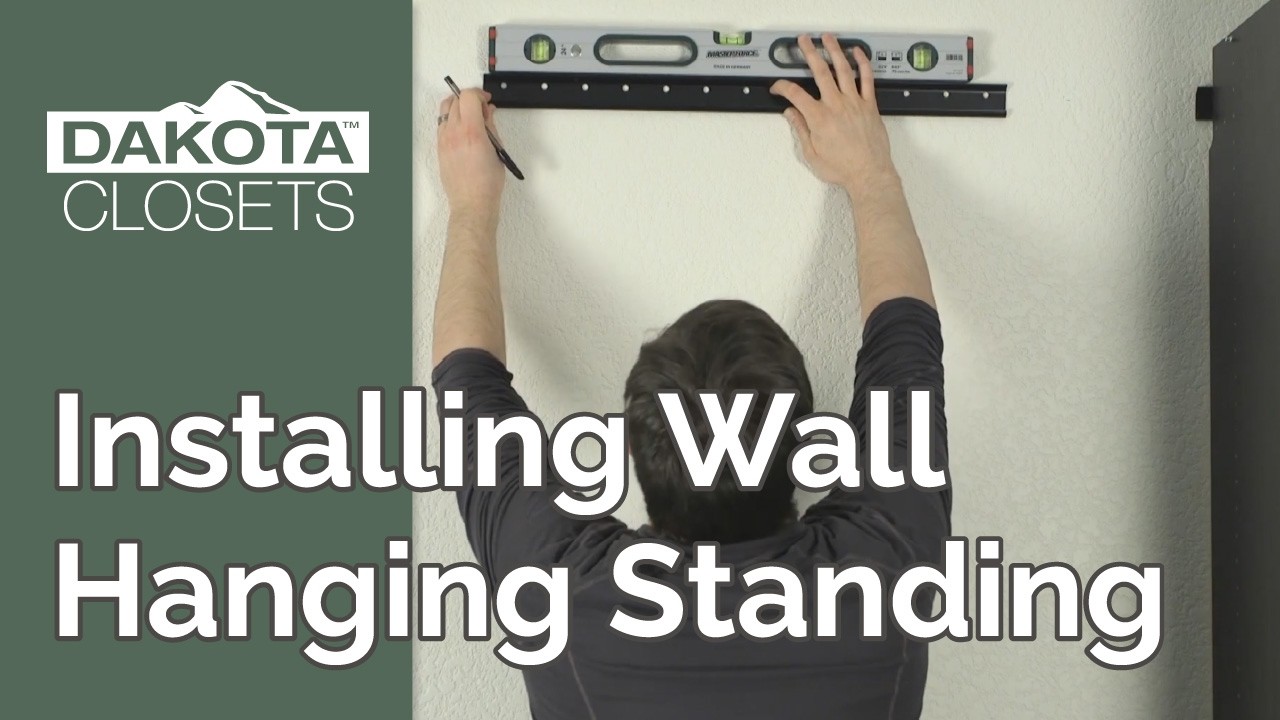 Dakota Closet Wall Mounted System Installation