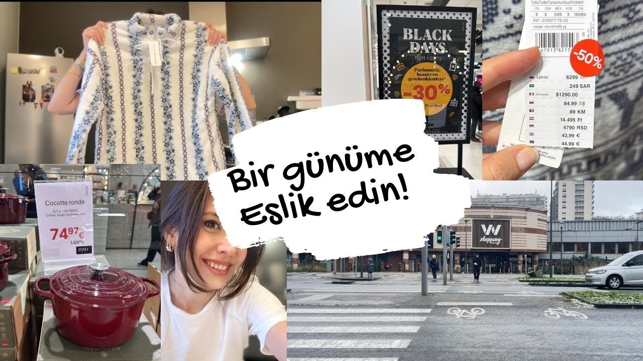 Brüksel'de Günlük Yaşam: AVM, Market, Eve Dönüş ve Bol Sohbet #belcikadabirmerve #vlog