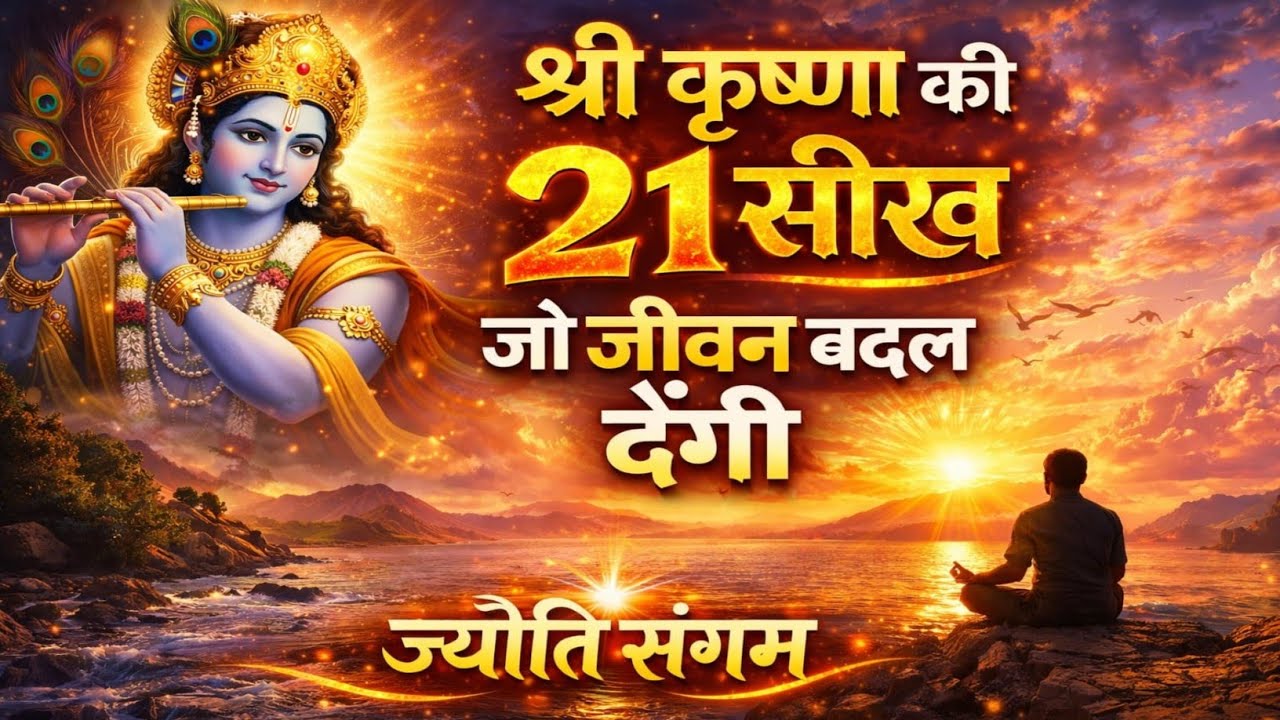 श्री कृष्ण के 21 दिव्य सीख, जरूर सुने |Krishna Vani|Krishna motivational video| #motivation