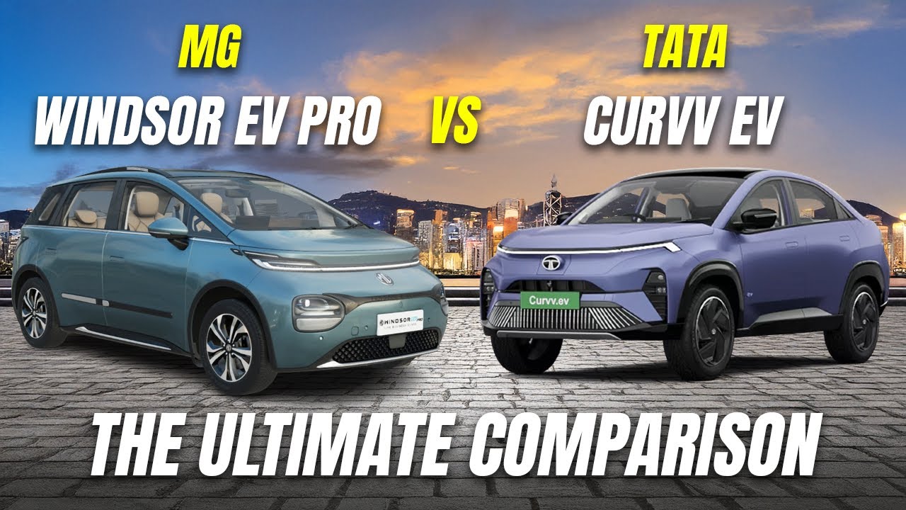MG Windsor EV vs Tata Curvv EV Sub Rs. 19 Lakh Battle | Which Car Is More Value For Money?