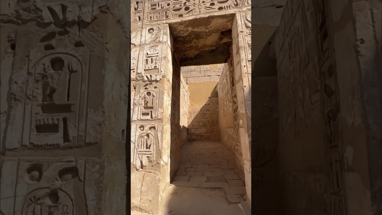 Medinet Habu in Luxor Egypt