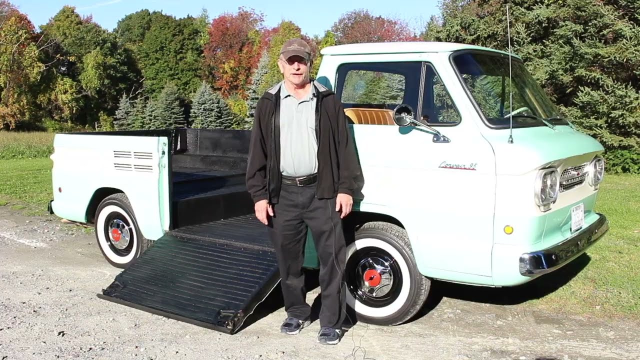 It's called a Rampside for a reason: 1961 Chevrolet Corvair Rampside pickup