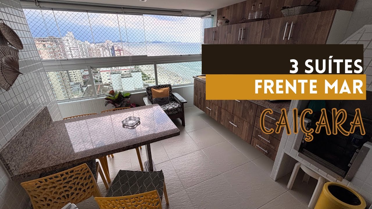 Como é Morar em um Apartamento Frente Mar com 3 Suítes em Caiçara