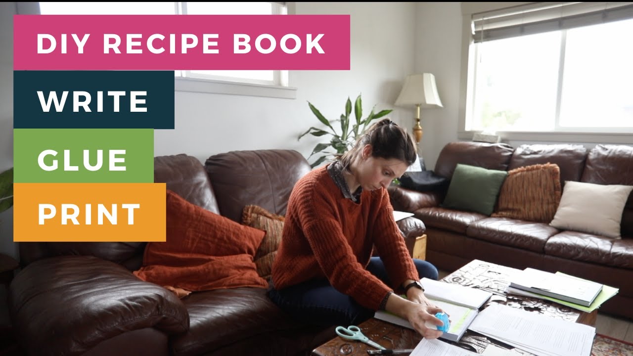 A Homemakers RECIPE BOOK | Hard Copy Book | DIY Recipe Organizer | Homemade Recipe Book Save Recipes