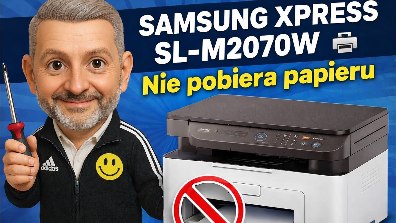 SAMSUNG XPRESS SL-M2070W 🖨️ Nie pobiera papieru