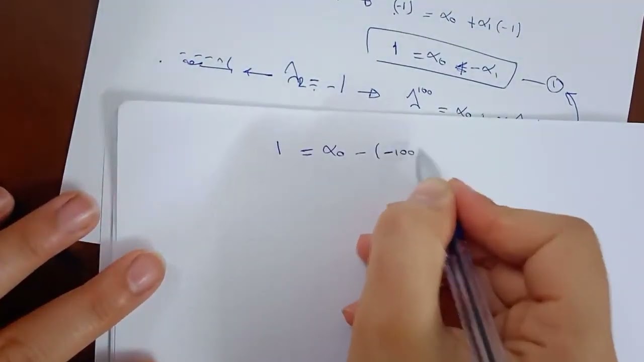 بالعربي  Cayley–Hamilton theorem