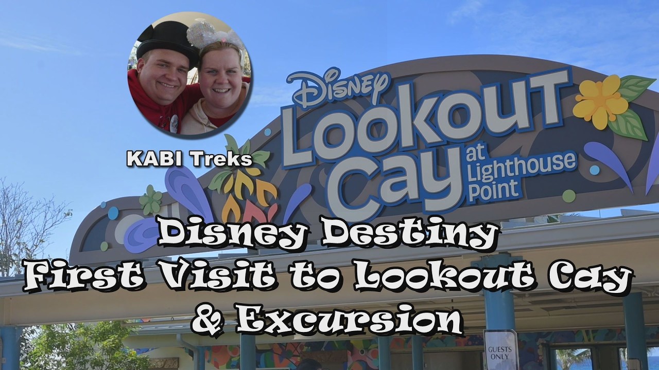 Disney Destiny - Первое посещение острова Лукаут-Кей и экскурсия