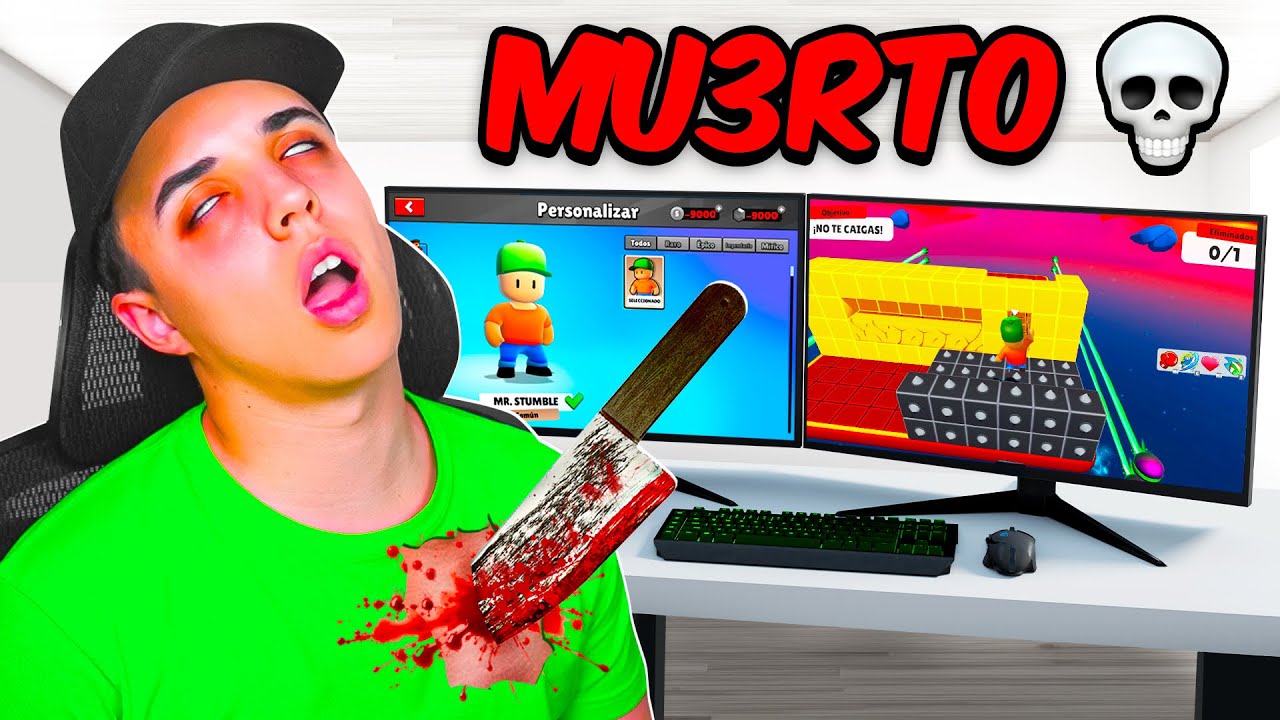 Fingí Mi MUERTE para Trollear a Mis Amigos en Stumble Guys!