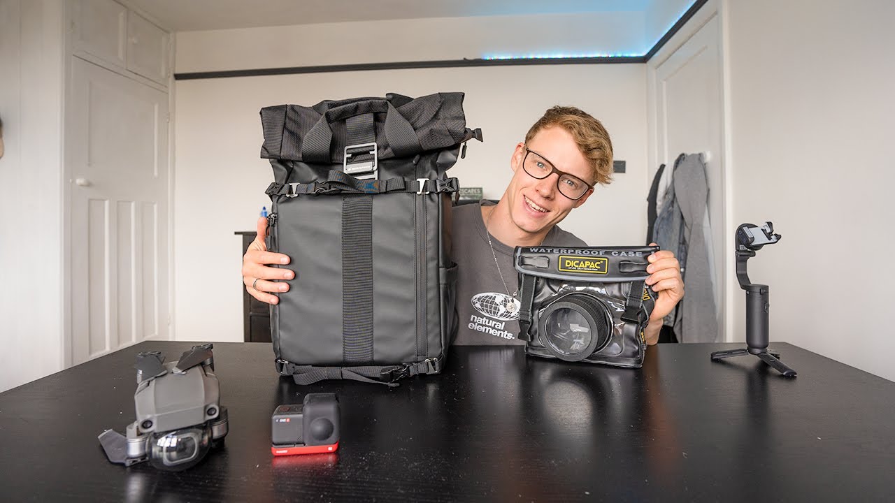 What's in my TRAVEL CAMERA BAG? - Besnfoto Camera Backpack