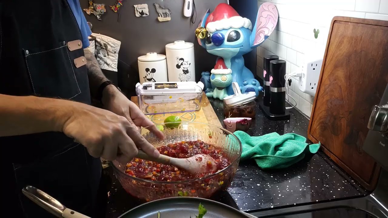 Salsa de arandanos...