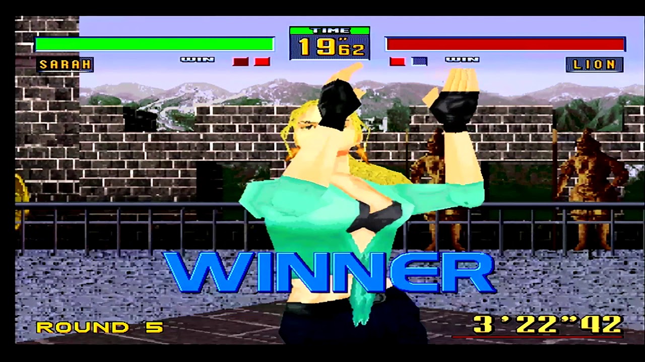 Virtua Fighter 2 - Sega Saturn - Sarah Bryant