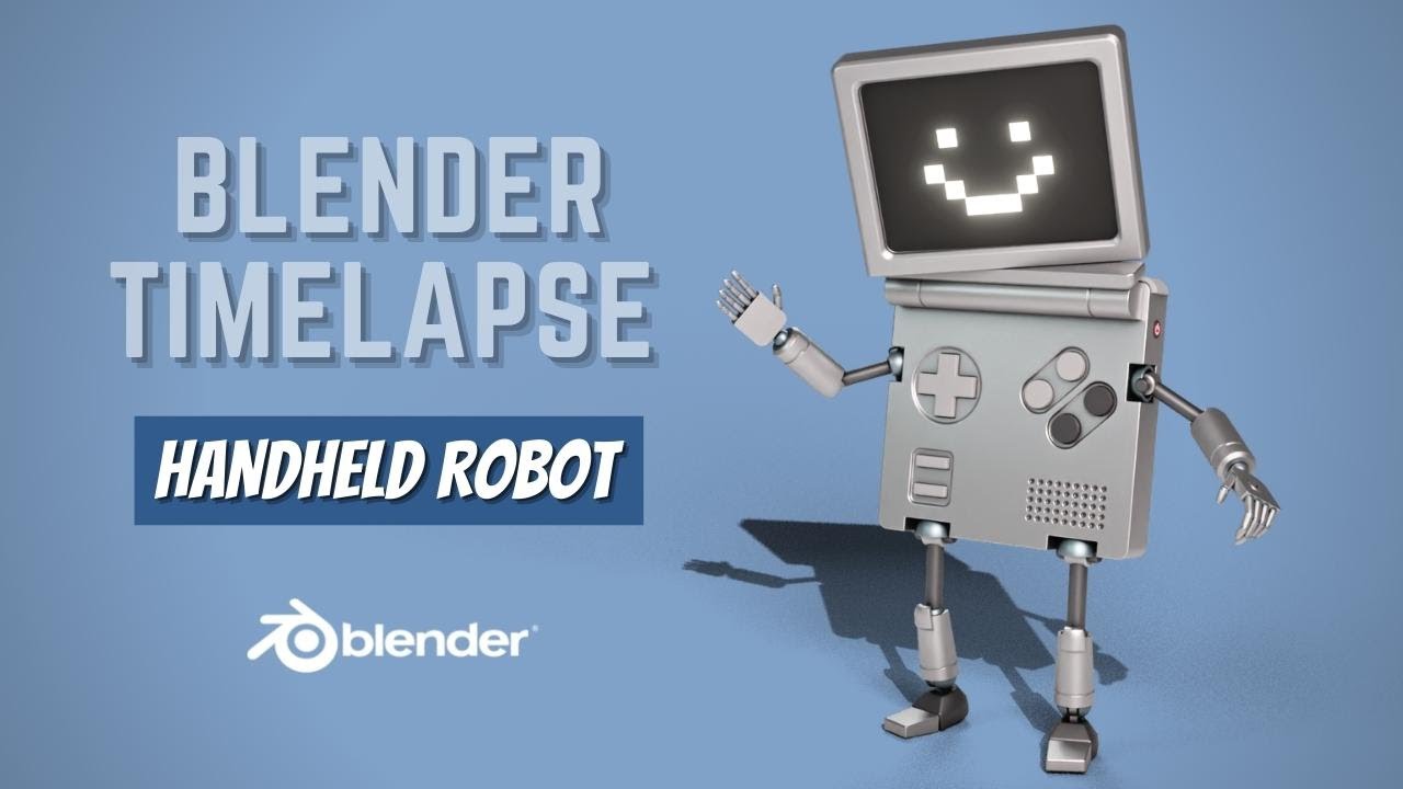 3D Modeling Handheld Robot - Blender 3.0