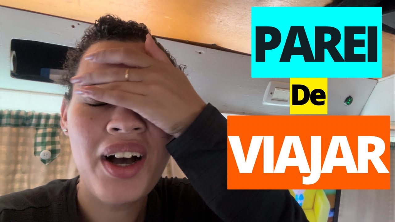Parei a viagem, mas não parei de sonhar😊