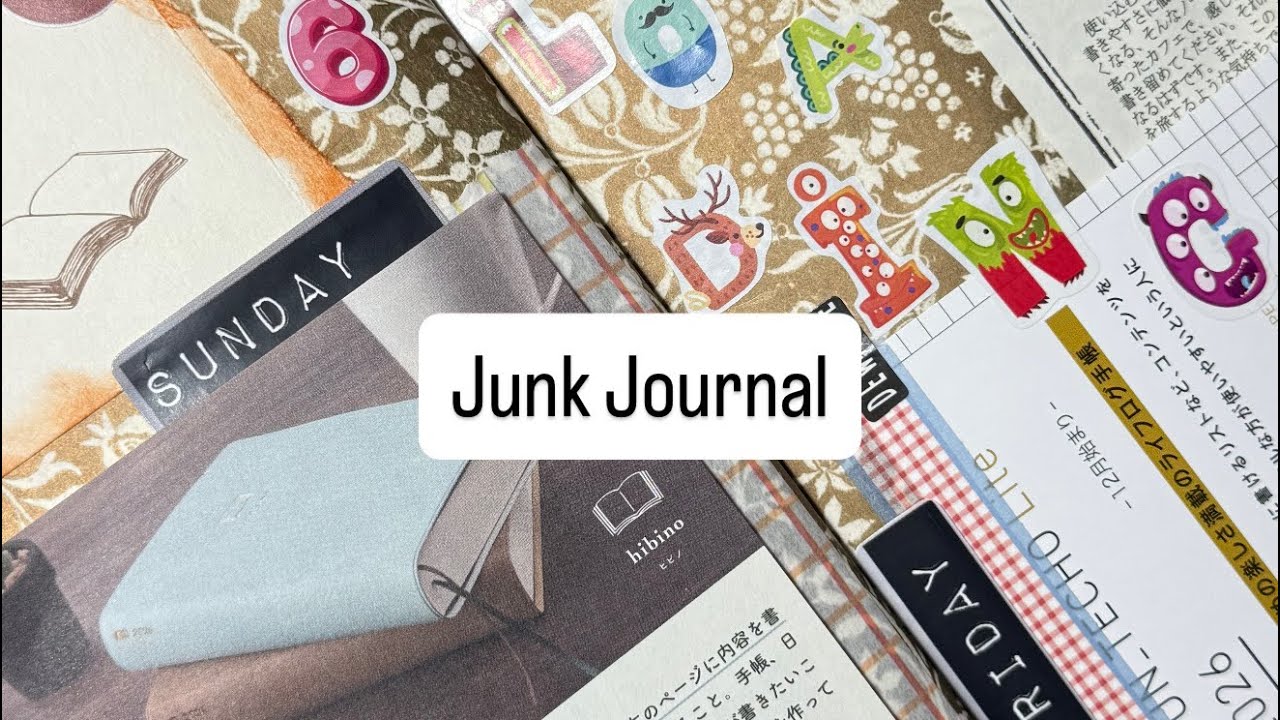 2026 ajanda ambalajları ile Junk journal günün