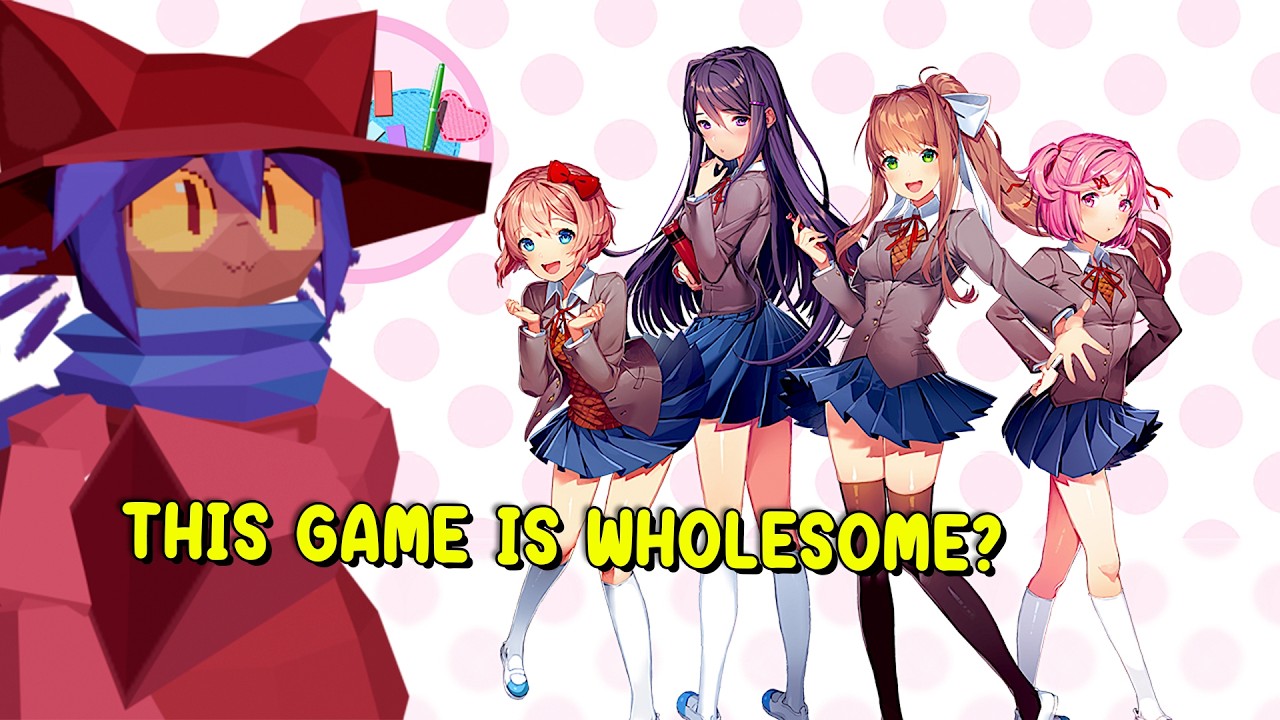 I Played DokiDoki Literature Club For The First Time... This game is Wholesome? (PART 1)