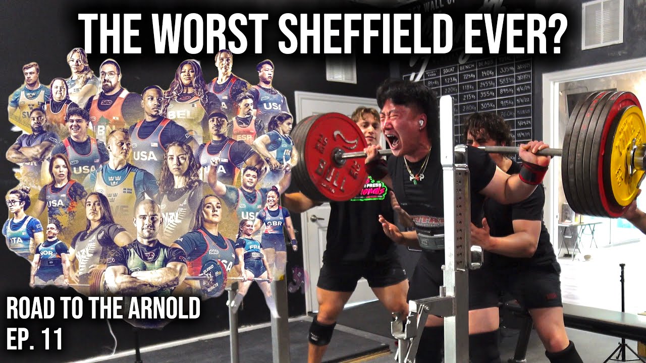 Squatting with an Elite Powerlifter - Honest Sheffield Breakdown | Road to the Arnold Ep. 11