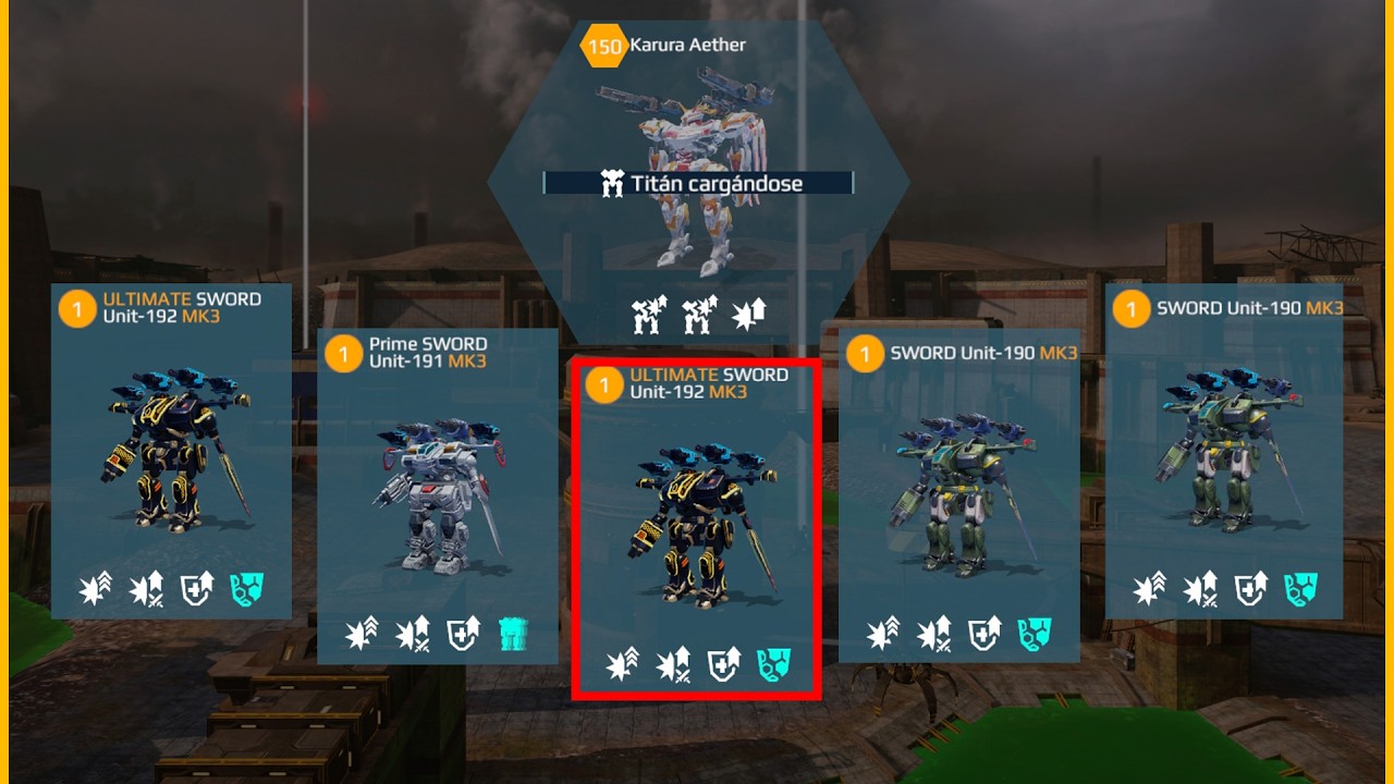 War Robots: Sword Unit с Комбо Machaira и Velos | Геймплей