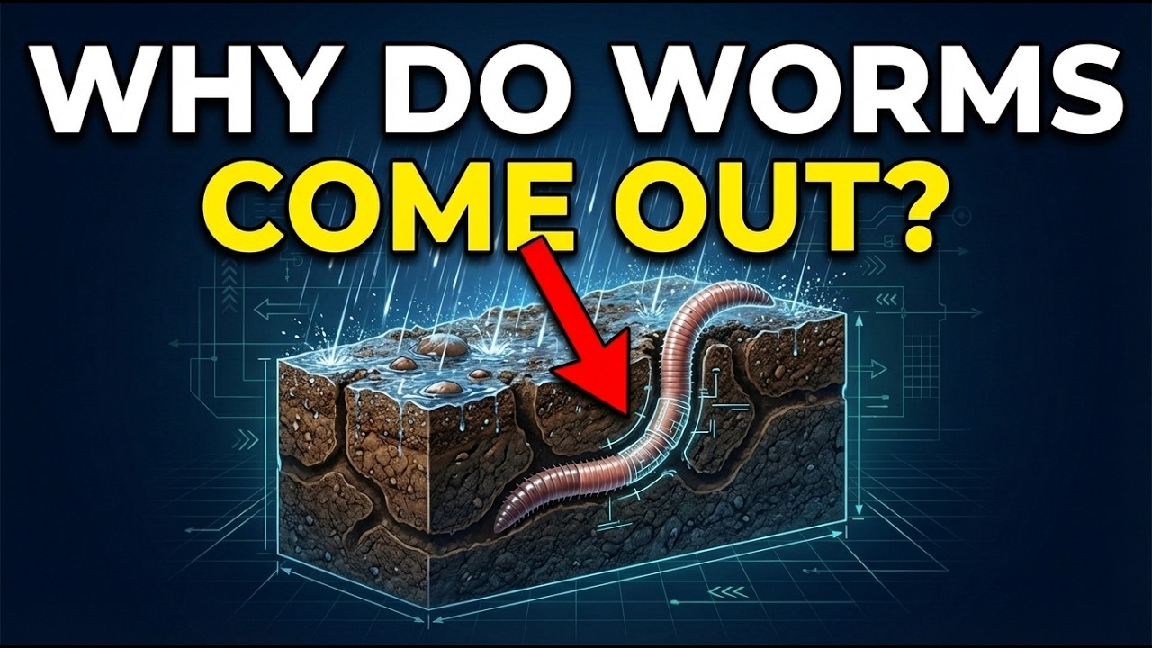 Why do worms come out when it rains?