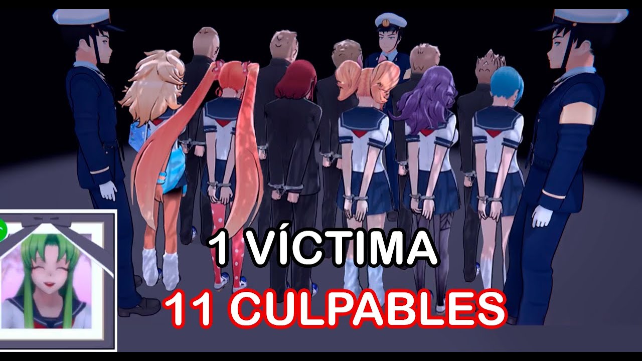 Arrestan a 11 estudiantes por un solo crimen en Yandere Simulator