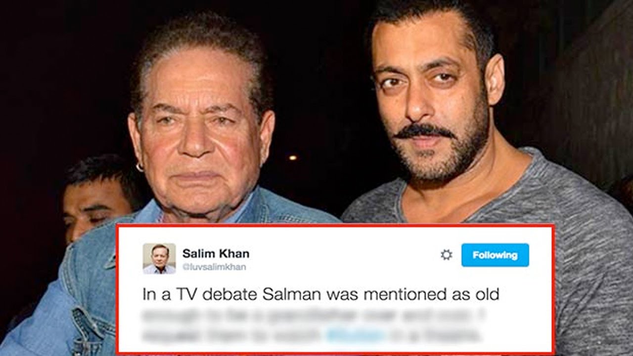 After Salman Khan Was Called A Grandfather, Dad Salim Khan Slams Haters With This Reply!