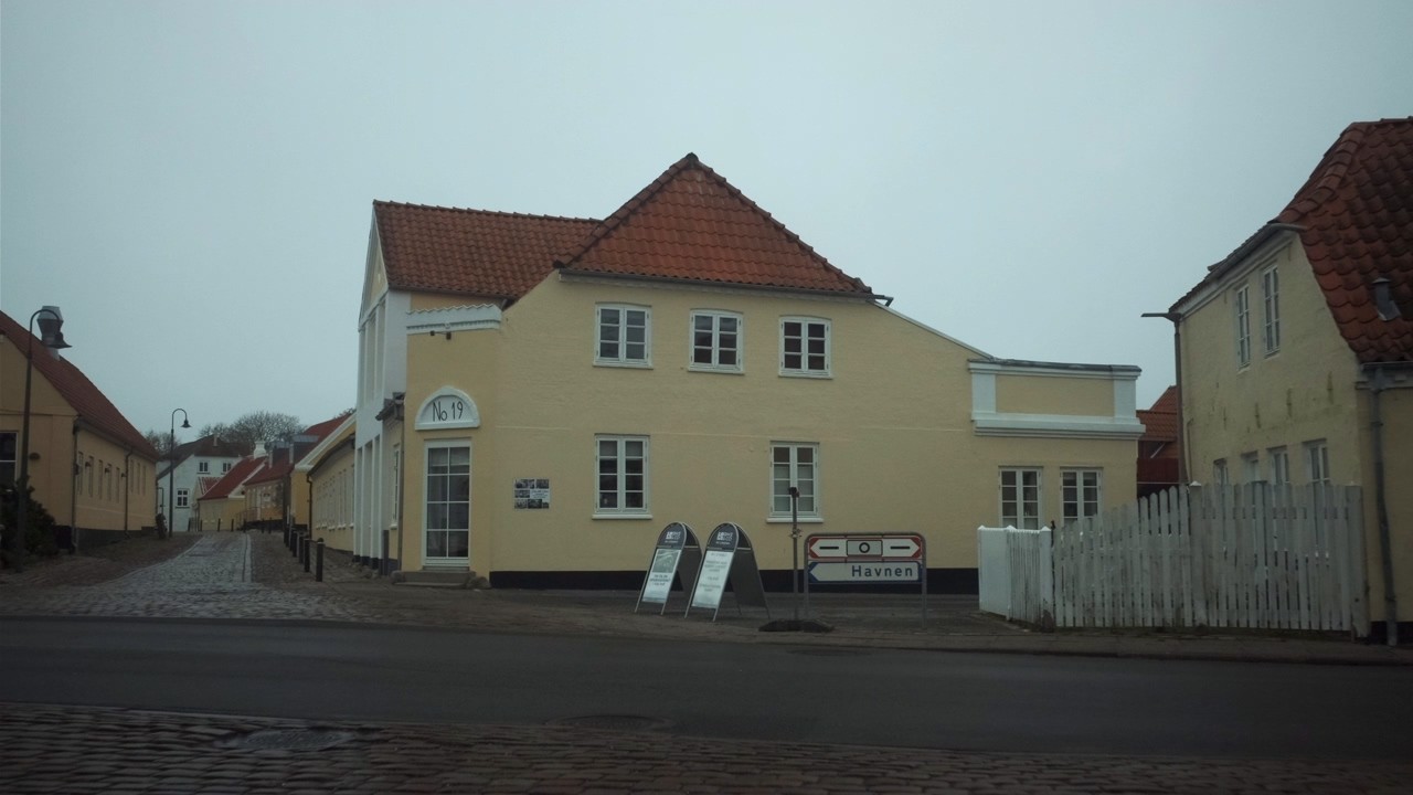 Drive in Denmark. From Sæby to Frederikshavn. Margueritrute