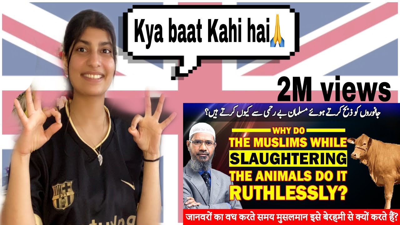 Why do Muslims brutally slaughter Animals? ||UK Reaction|| Sawaiz & Inshra Reacts||