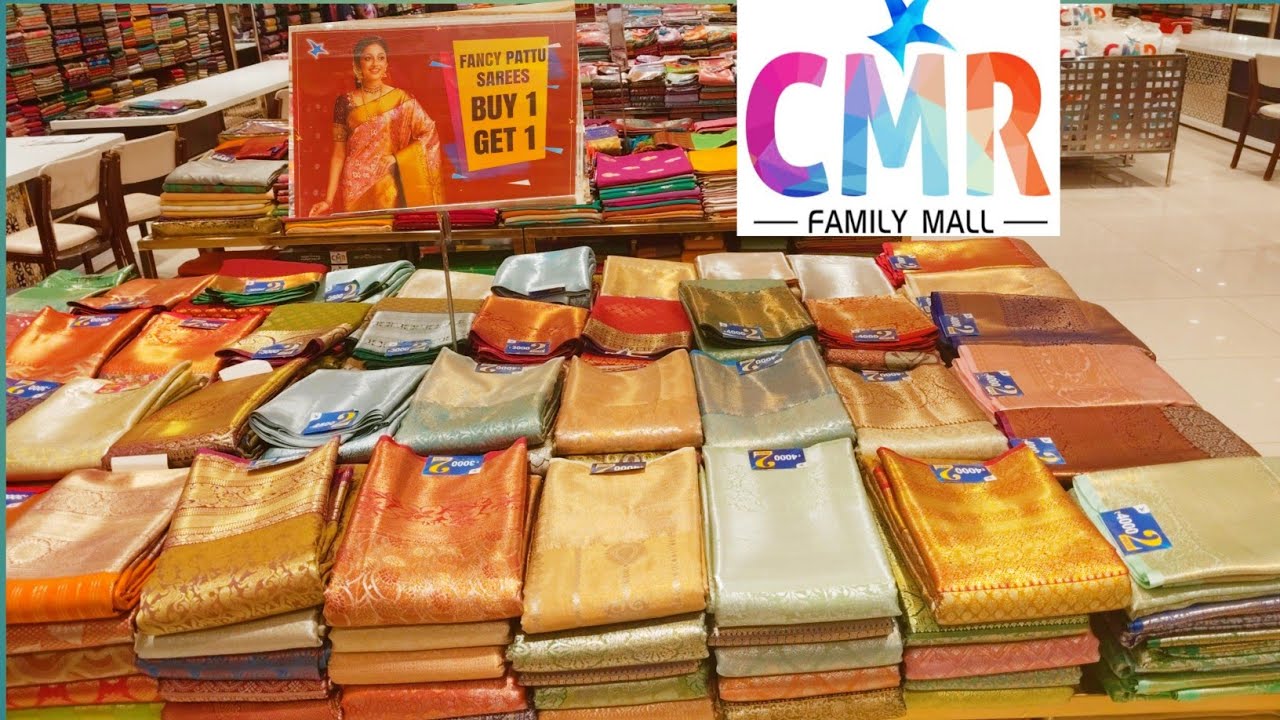 1+1 ఆఫర్ సారీస్ లేటెస్ట్ collections #CMR Shopping mall Hyderabad ll KPHB Branch