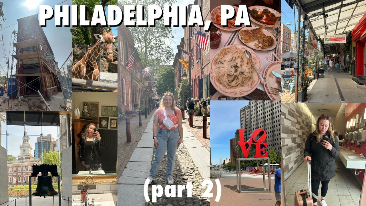 WEEKEND IN PHILADELPHIA, PA (part 2): JFK Love Park, Philadelphia Zoo, Liberty Bell, Elfreths Alley