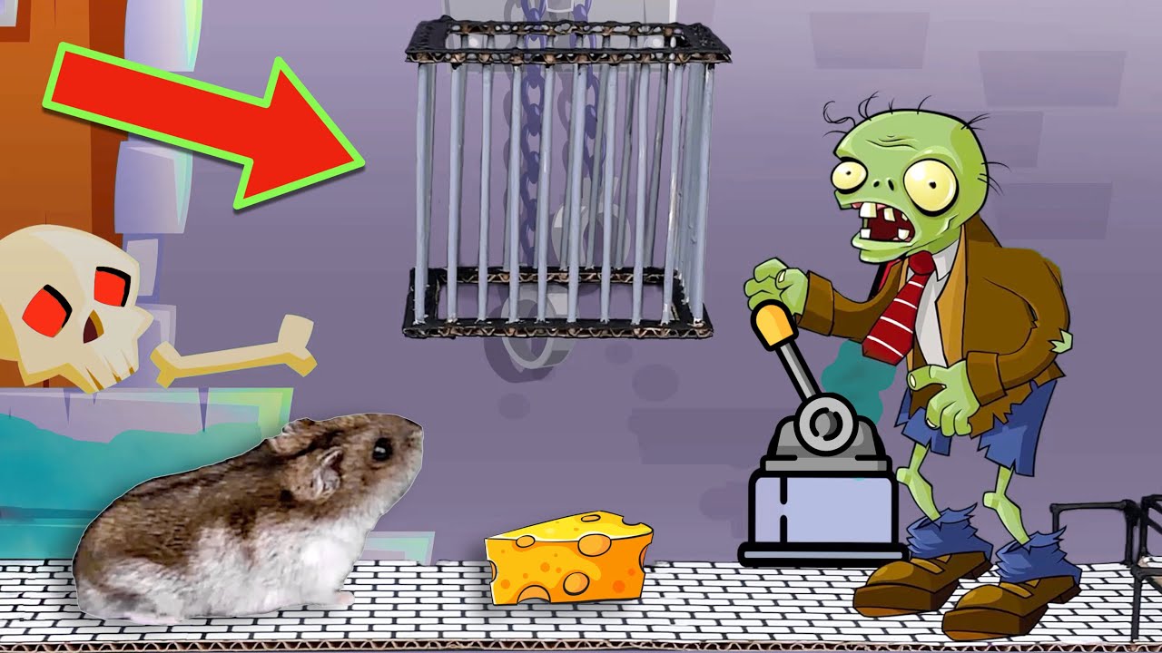 🐹⭐️ ЭПИЧЕСКИЙ лабиринт для хомяков с ловушкой 😱[ПОЛОСА ПРЕПЯТСТВИЙ]😱 + БОНУС