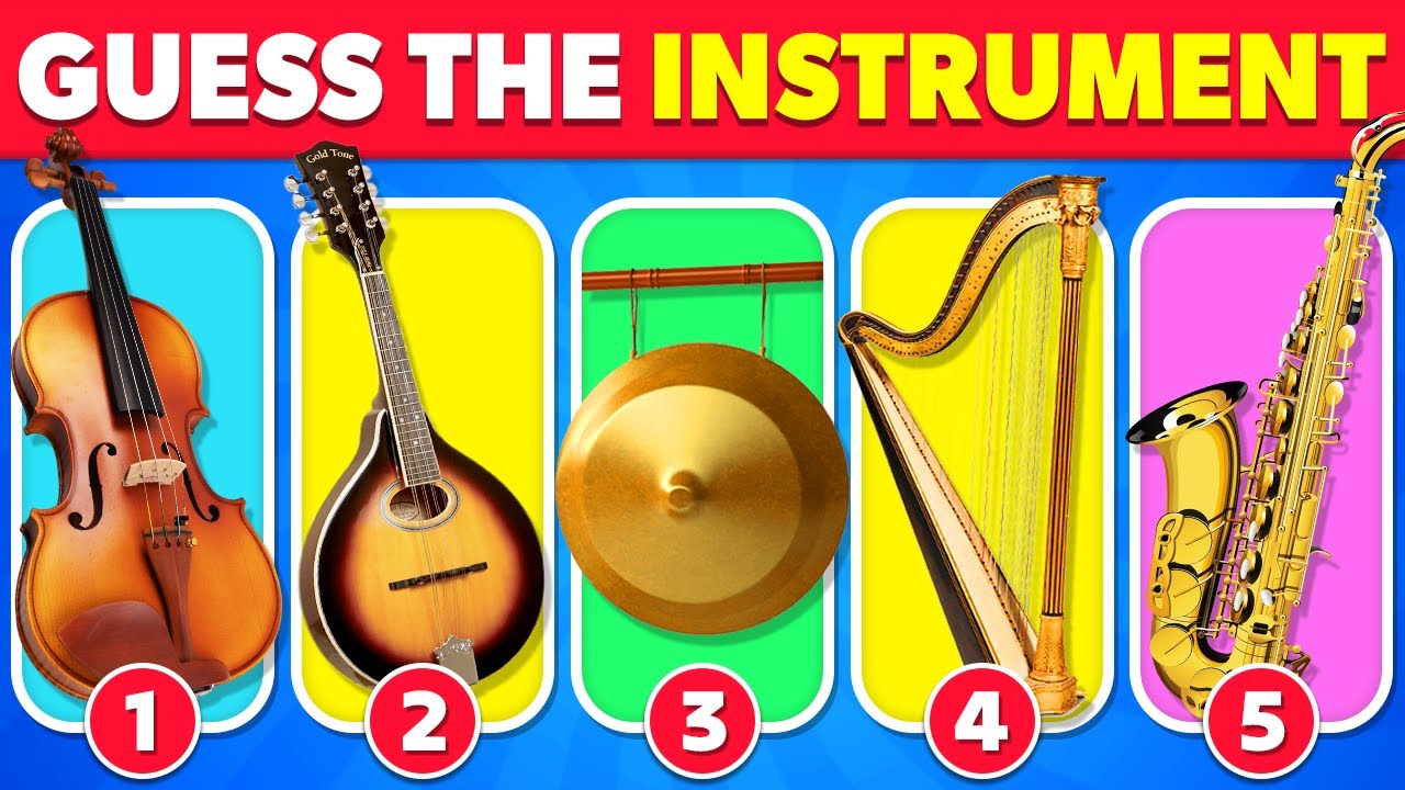 Guess the Musical Instrument by the Sound 🎹🥁🎶 | Musical Instruments Quiz | Instrument Sounds