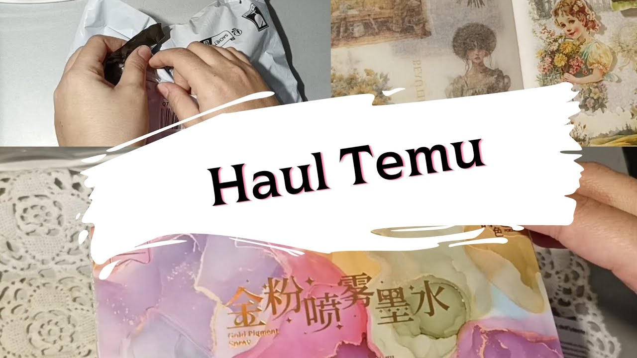 Haul Temu Scrapbook