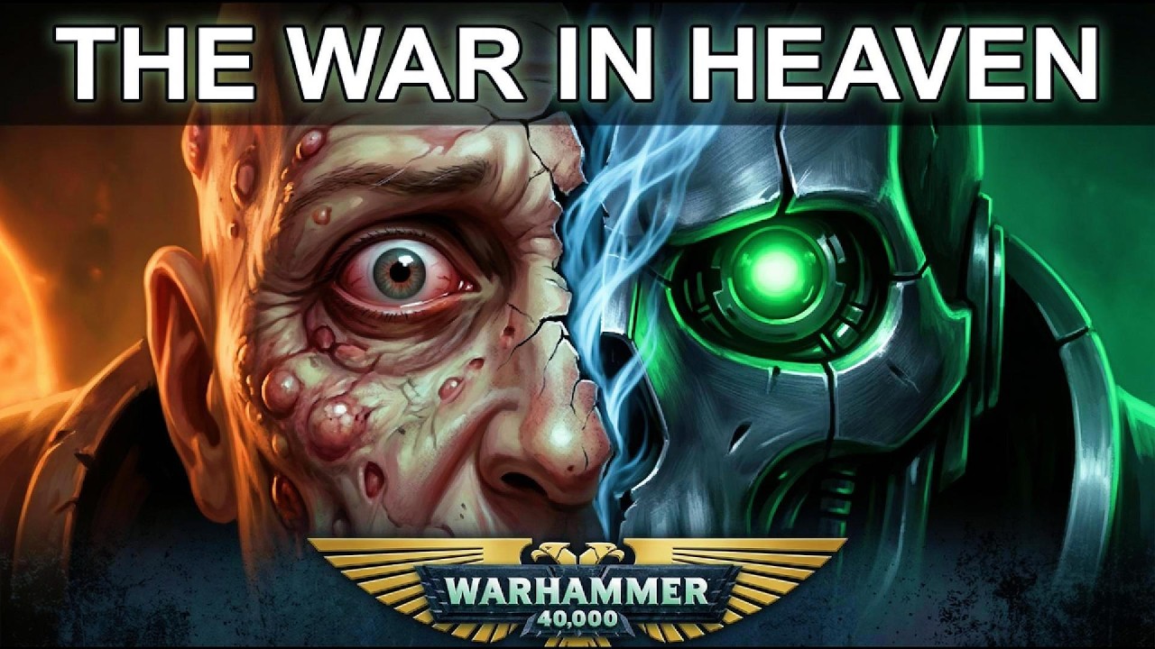 Warhammer 40K Lore for Sleep | The War in Heaven: Necrons vs The Old Ones