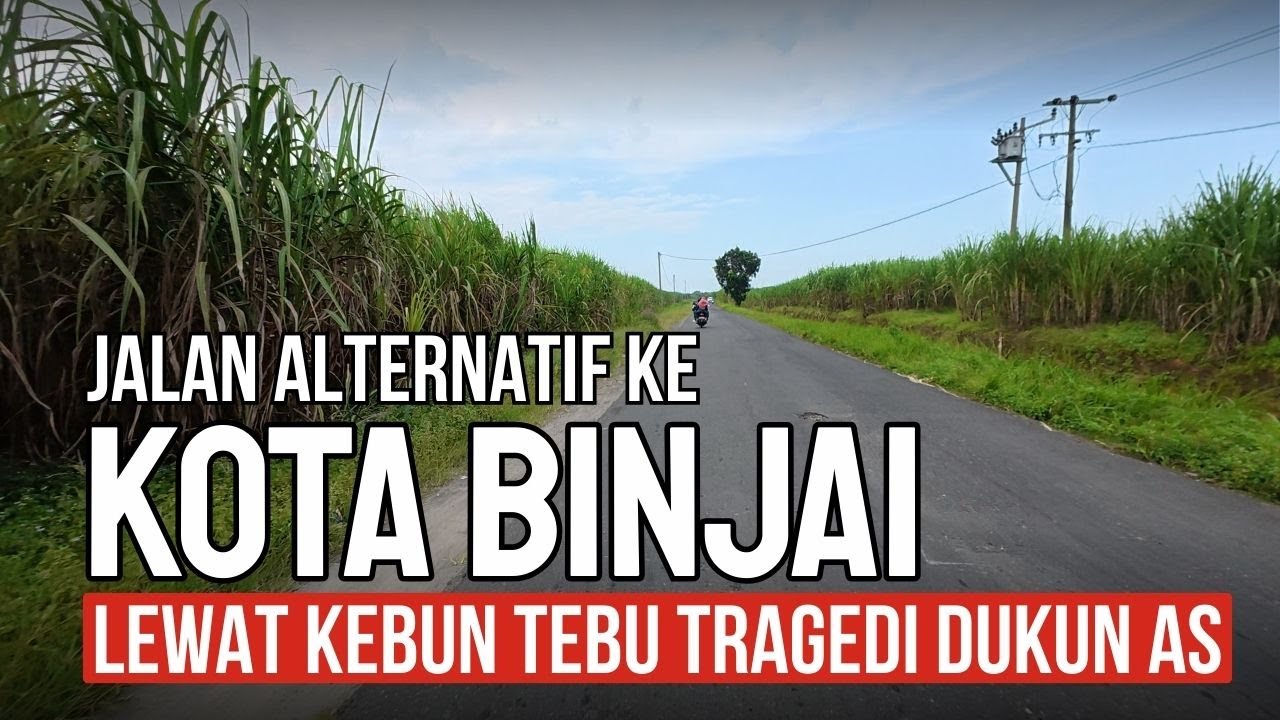 Jalur Sepi ke Binjai! Melewati Perkebunan Tebu Bekas Tragedi Dukun AS 29 Tahun Lalu