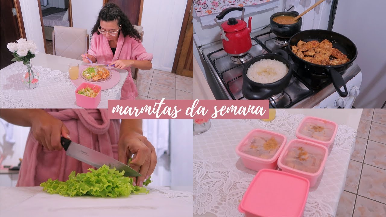 #MORANDOSOZINHA: ALMOÇO COMPLETO E MARMITAS PARA A SEMANA ♥