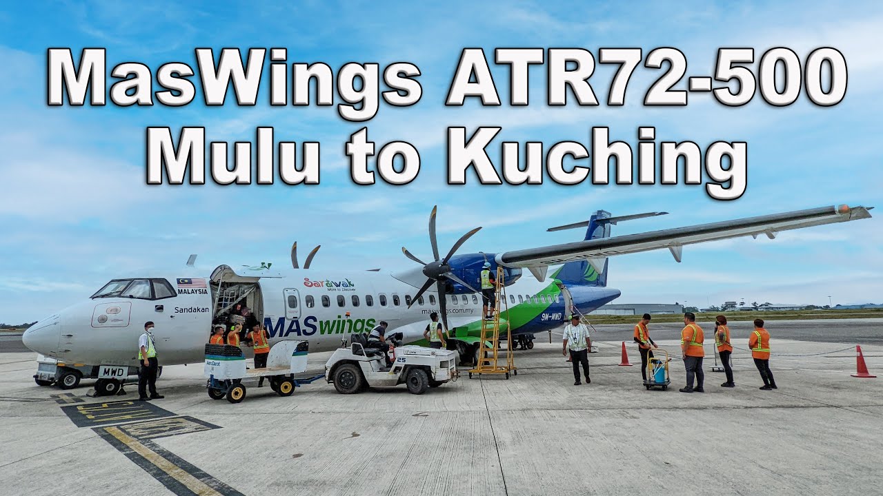 MasWings ATR72-500 из Мулу в Кучинг