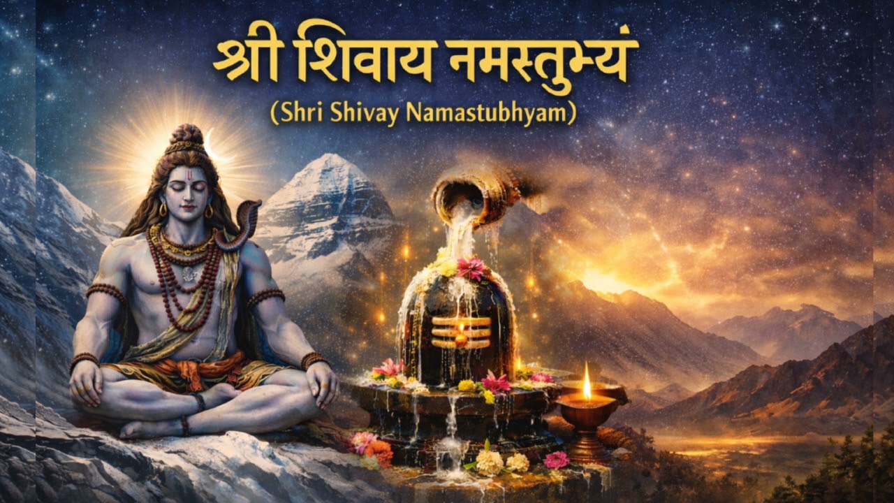 Shri Shivay Namastubhyam | श्री शिवाय नमस्तुभ्यं | Powerful Shiva Mantra for Peace & Positivity