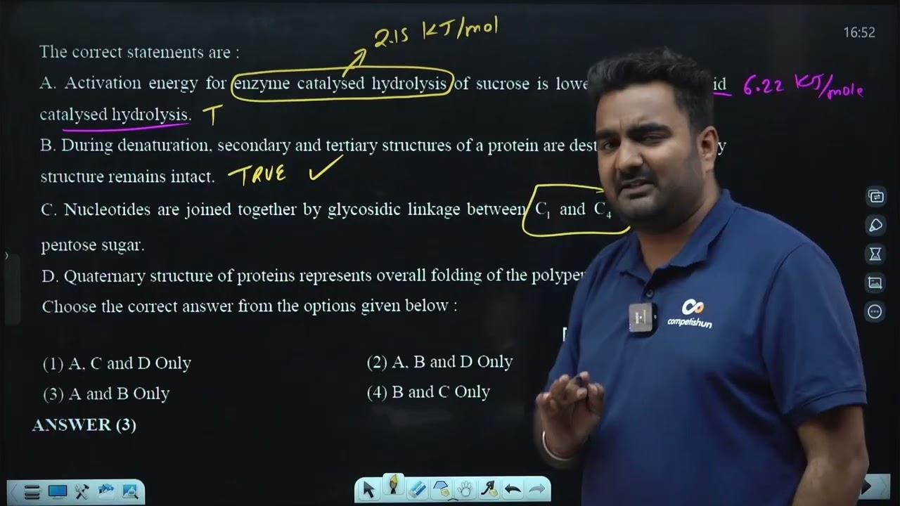 The correct statements are  21 JAN 2026 SHIFT-2 JEE MAIN PYQ