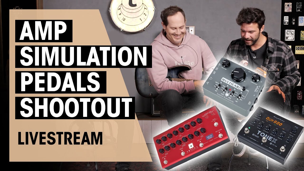 Live Amp Simulations Shootout! | ToneX, Tsakalis Multicab, Blackstar Amped 2...  Thomann
