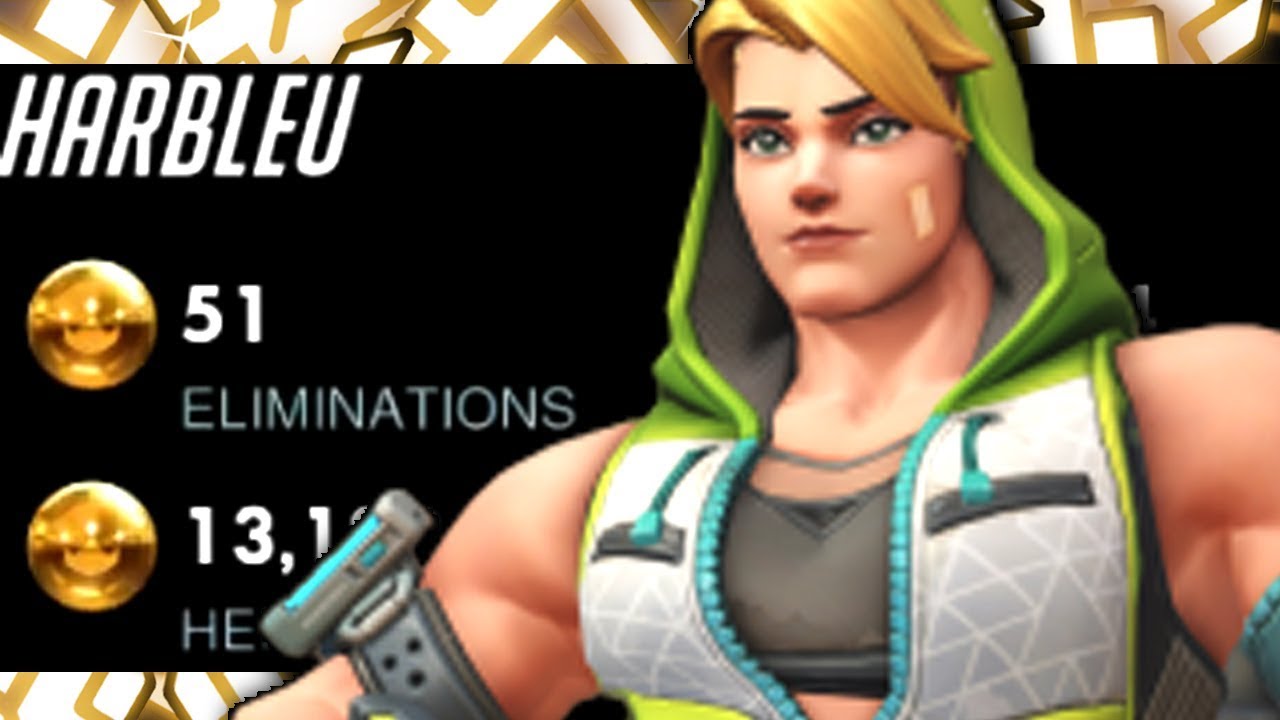 HARBLEU ZARYA GOD! 51 ELIMS! [ OVERWATCH SEASON 21 TOP 500 ]