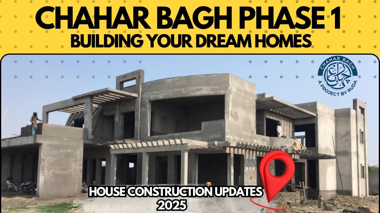 Chahar Bagh RUDA 2025 Update | House Construction Started! Full Site Visit | Wali Real Estate