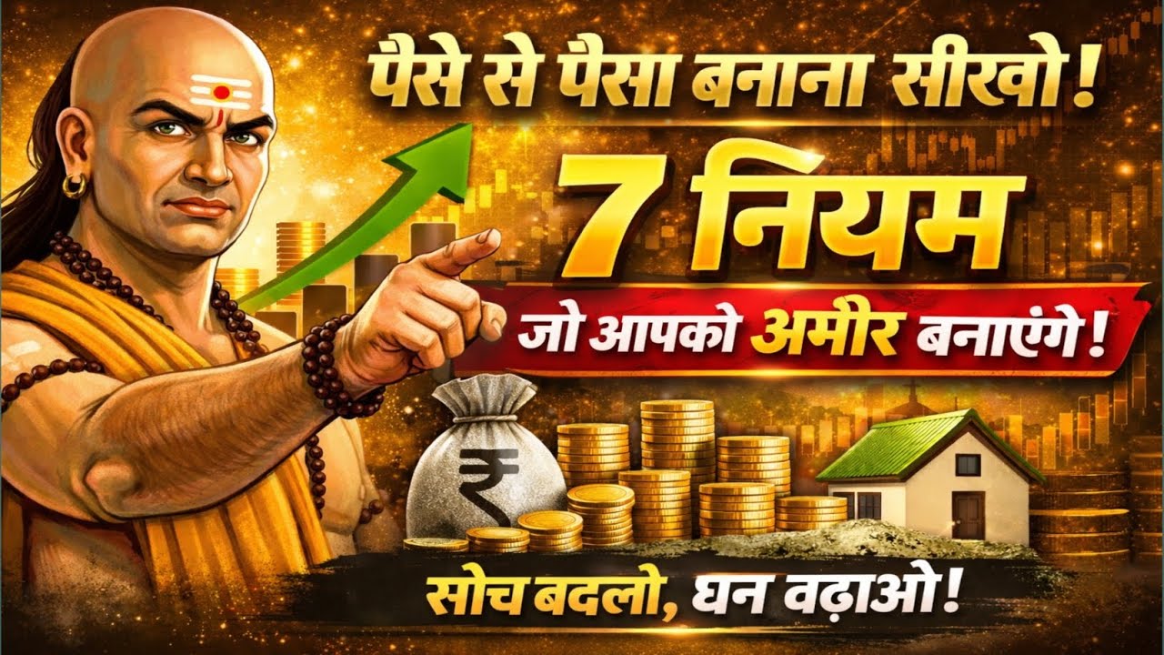 चाणक्य नीति के 7 धन नियम | पैसे को कैसे बढ़ाएं और अमीर बनें Chanakya Niti 